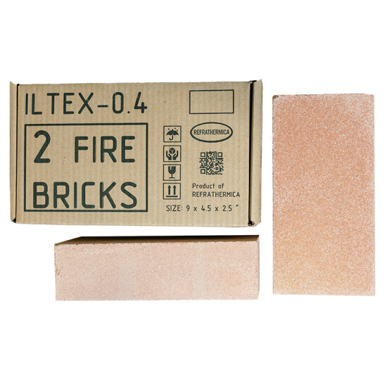 ILTEX-0.4 Ultralight Fire Insulation Bricks - Pack of 2