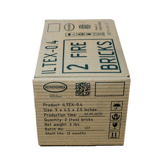 ILTEX-0.4 Ultralight Fire Insulation Bricks - Pack of 2