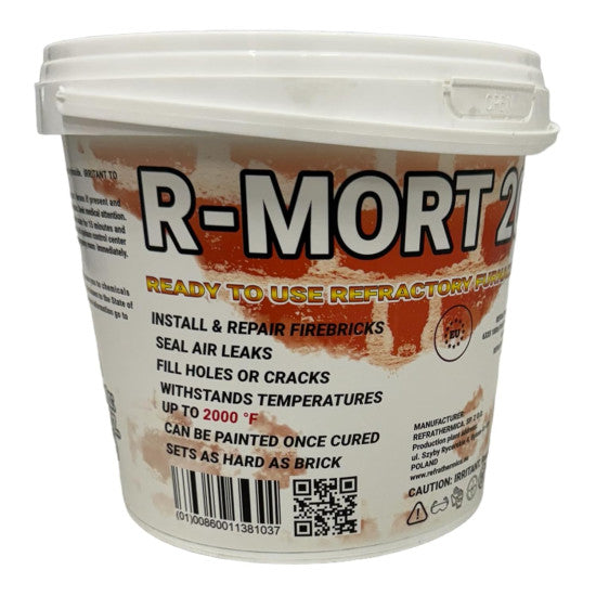 R-Mort 2000 Refractory Furnace Cement 74 fl. oz. (2.2 L)