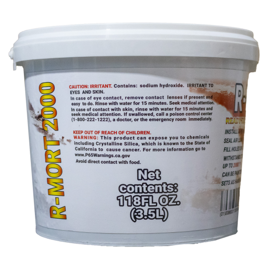 R-Mort 2000 Refractory Furnace Cement 118 fl. oz. (3.5 L)