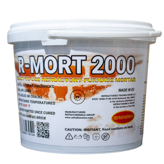 R-Mort 2000 Refractory Furnace Cement 118 fl. oz. (3.5 L)