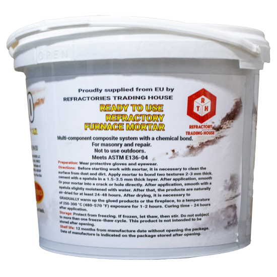 R-Mort 2000 Refractory Furnace Cement 118 fl. oz. (3.5 L)