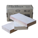 RB-40 Fireclay Refractory Bricks - Box of 3-2