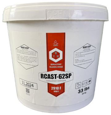 RCAST-62SP Low Cement Refractory Concrete 33 lb