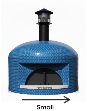 Buy blue Sofia Brick Oven