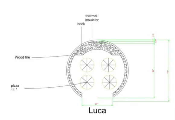 Luca Brick Oven
