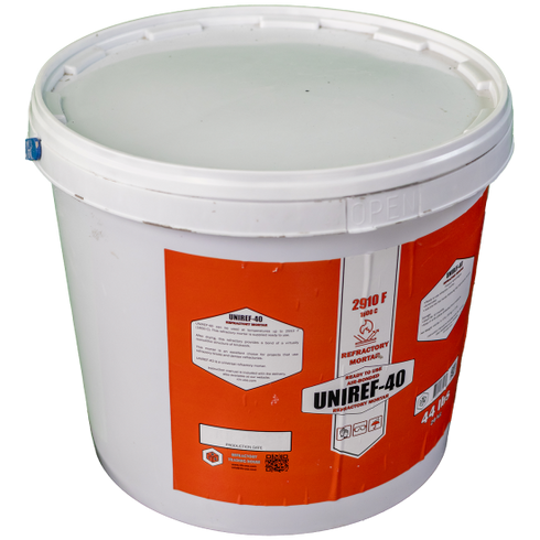 UNIREF-40 Ready-to-Use Refractory Mortar 44 lb