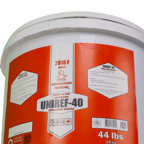 UNIREF-40 Ready-to-Use Refractory Mortar 44 lb