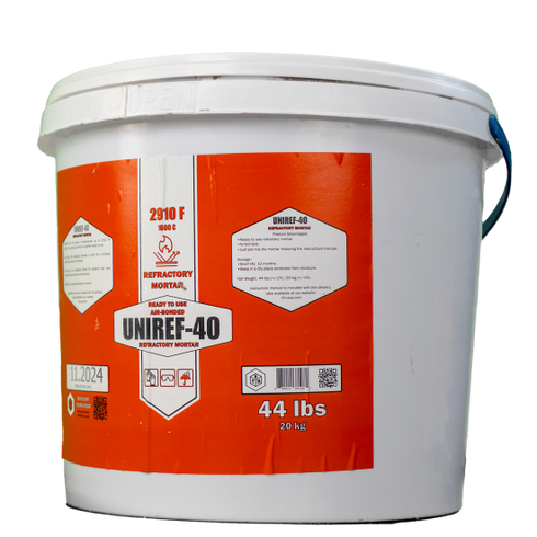 UNIREF-40 Ready-to-Use Refractory Mortar 44 lb