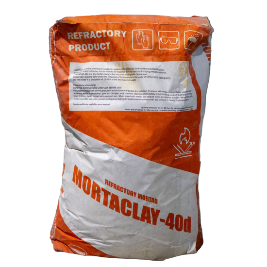 MORTACLAY-40d Fireclay Refractory Mortar 50 lb