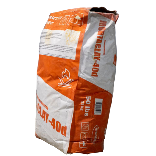 MORTACLAY-40d Fireclay Refractory Mortar 50 lb