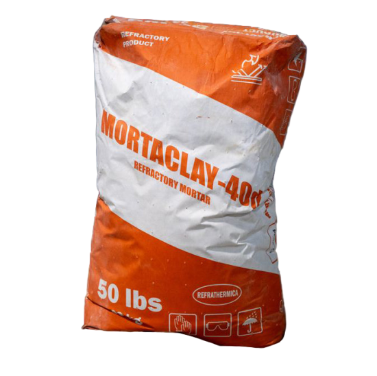 MORTACLAY-40d Fireclay Refractory Mortar 50 lb
